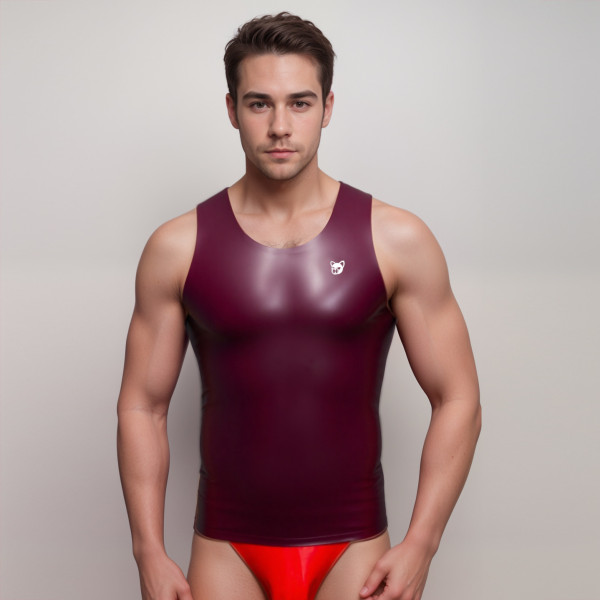 PLUM COLOURED VEST TOP 50% OFF